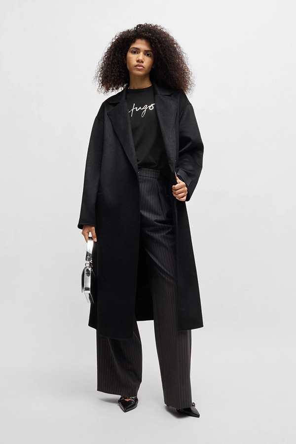 ΜΠΛΟΥΖΑ HUGO - 001 ΜΑΥΡΟ